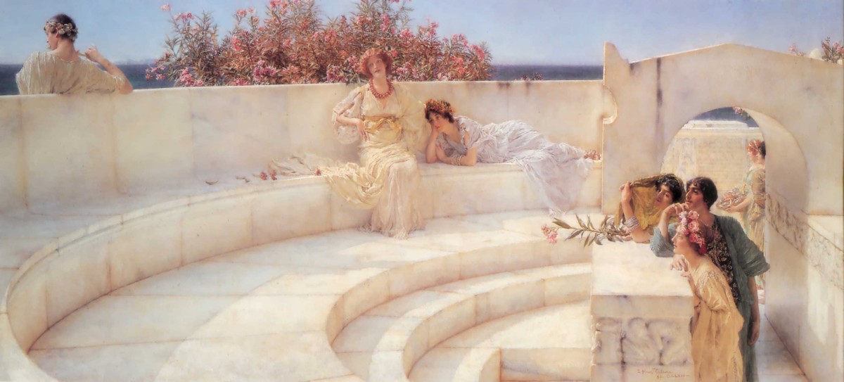 Sir Lawrence Alma-Tadema - Under the Roof of Blue Ionian Weather.jpg